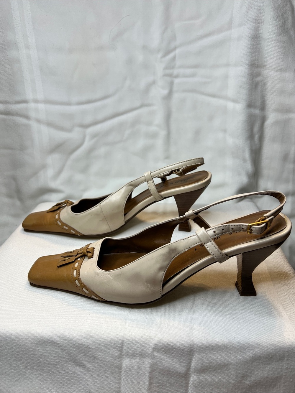 Vintage Nine West Jaquill Slingback Heels. Oxford Style Toe. Women’s size 7